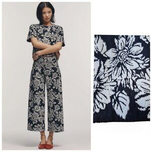 Maeve SET Knit Boxy Tee & Ettie Knit Wide Leg Crop Pants Top S Pants 28